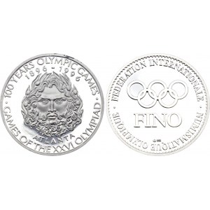 France Silver Medal Centennial Olympic Games