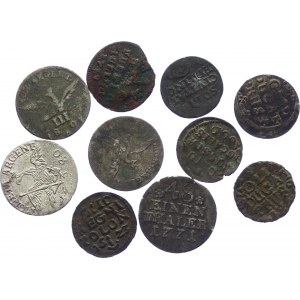 Europe Lot of 10 Coins 1523 - 1803