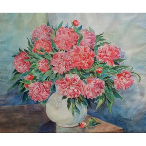 Antoni Wippel, Peonie w wazonie