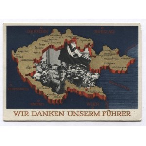 [ANSCHLUSS Austrii]. Wir danken unserm Führer.