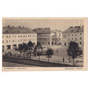 [WARSZAWA]. Warszawa - Trasa W-Z. Mariensztat - Rynek.