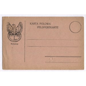 KARTA polowa. Feldpostkarte.