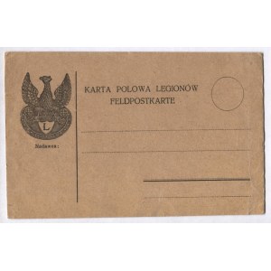 KARTA polowa Legionów. Feldpostkarte.