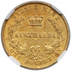 Australia 1 sovereign (pound) 1864