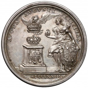 Medal wyboru na króla Polski 1733