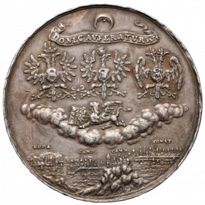 Medal koalicja antyturecka 1684 Höhn efektowny