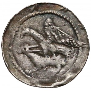 Bolesław III Wrymouth, Denar - eagle and hare