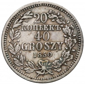 40 kopiejek = 50 groszy 1850 MW