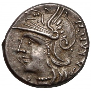 M. Baebius Q. f. Tampilus (137pne) Denarius