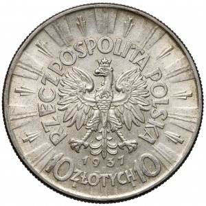 Piłsudski 10 złotych 1937