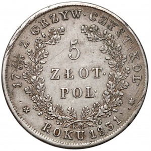 5 złotych 1831 KG