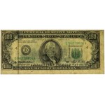 USA DESTRUKT 100 dolarów 1993 - druk przesunięty ku górze