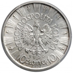 Piłsudski 10 złotych 1936