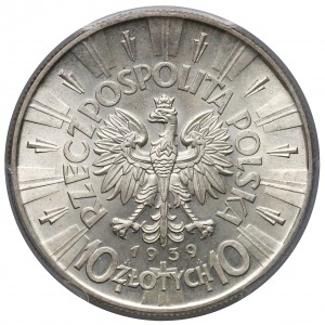 Piłsudski 10 złotych 1939