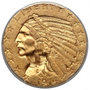 USA 5 dolarów 1914