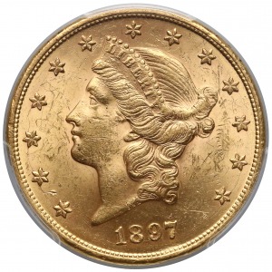 USA 20 dolarów 1897