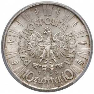 Piłsudski 10 złotych 1939