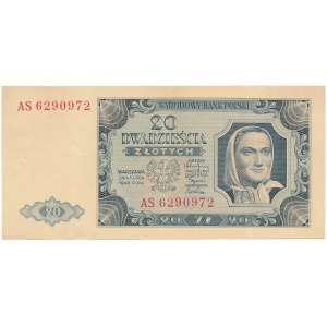 20 złotych 1948 - AS