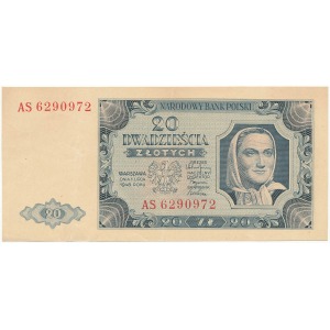 20 złotych 1948 - AS