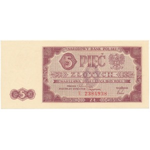 5 złotych 1948 - E