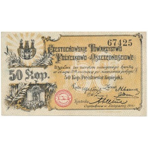 Częstochowa 50 kopiejek 1914
