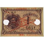 WZÓR 1 złoty 1919 - S.46.B