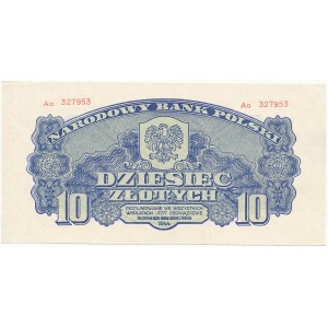 10 złotych 1944 ...owe - Ao
