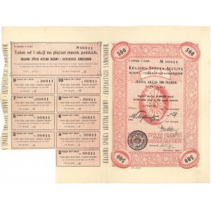 Krajowa Spółka Budowy i Eksploatacji Samochodów, Em.1 Serja I, 500 mkp 1920