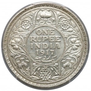 British India Rupee 1917