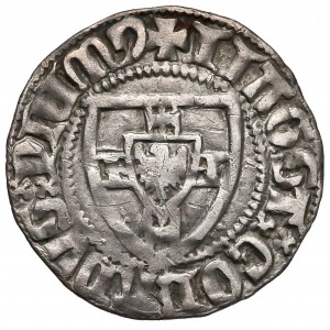 Konrad I Zöllner von Rothenstein (1382-1390) Szeląg RZADKI