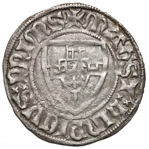 Henryk von Plauen (1410-1413) Szeląg Gdańsk z D