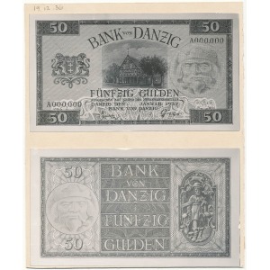 PHOTO-PROJECT of 50 gulden 1937