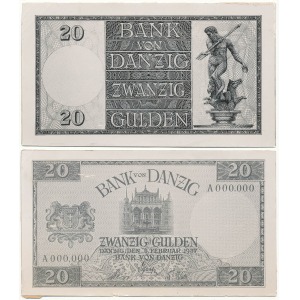 PHOTO-PROJECT of 20 gulden 1937