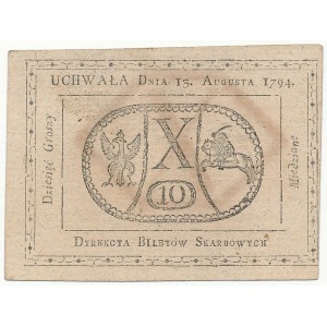 10 groszy 1794 