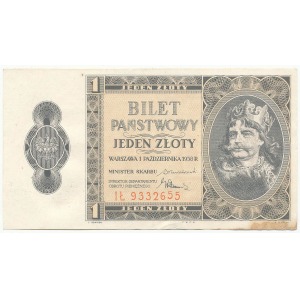 1 złoty 1938 - IŁ - Chrobry