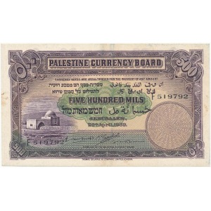Palestine 500 mils 1939 - excellent condition