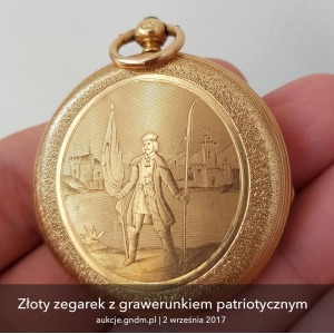 Złoty zegarek patriotyczny Kościuszko / Kraków