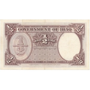 Iraq 1/2 dinar 1931 (ND 1942)