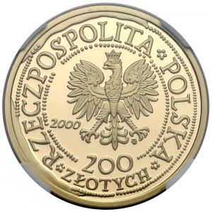 200 złotych 2000 Tysiąclecie Wrocławia