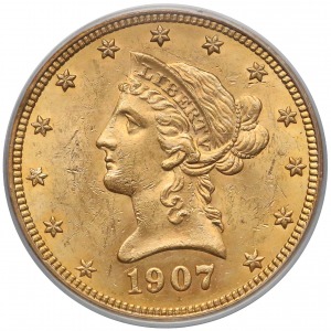 USA 10 dolarów 1907