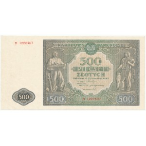 500 złotych 1946 - M