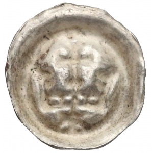 Brakteat - Korona z krzyżem u góry i gwiazdą na dole (1287-1298)