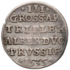 Albert Hohenzollern Trojak 1535 PRVSSI