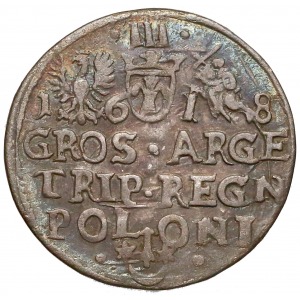3 Grosze, Krakau 1618