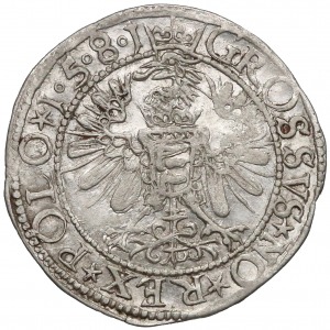 Grosz, Olkusz(?) / Siebenbürgens 1581 REX/REX - rare (R7/R8)