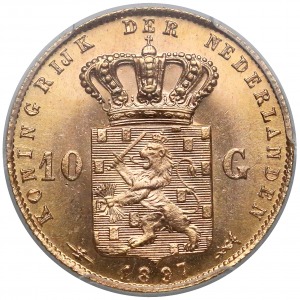 Netherlands 10 Gulden 1897