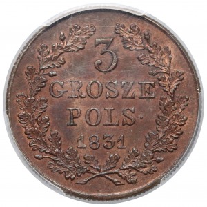 3 grosze 1831 KG