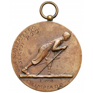 Worochta II Puchar Czarnohor. PTT Skoki Otw. 1937 - Medal dla najlepszego w sekcji