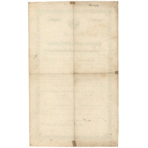 Dokument kasowy / Papier wartościowy Wiedeń / Lwów / Ciężkowice na 200 guldenów 1857
