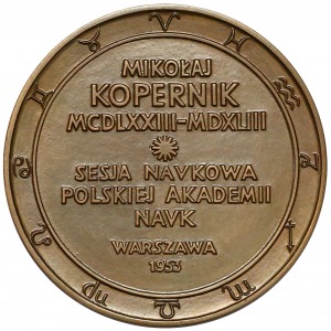 1953r. Mikołaj Kopernik / Sesja Naukowa PAN (brąz)